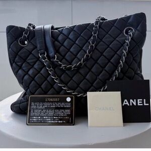 Chanel Classic Black Quilted Shoulder Bag
